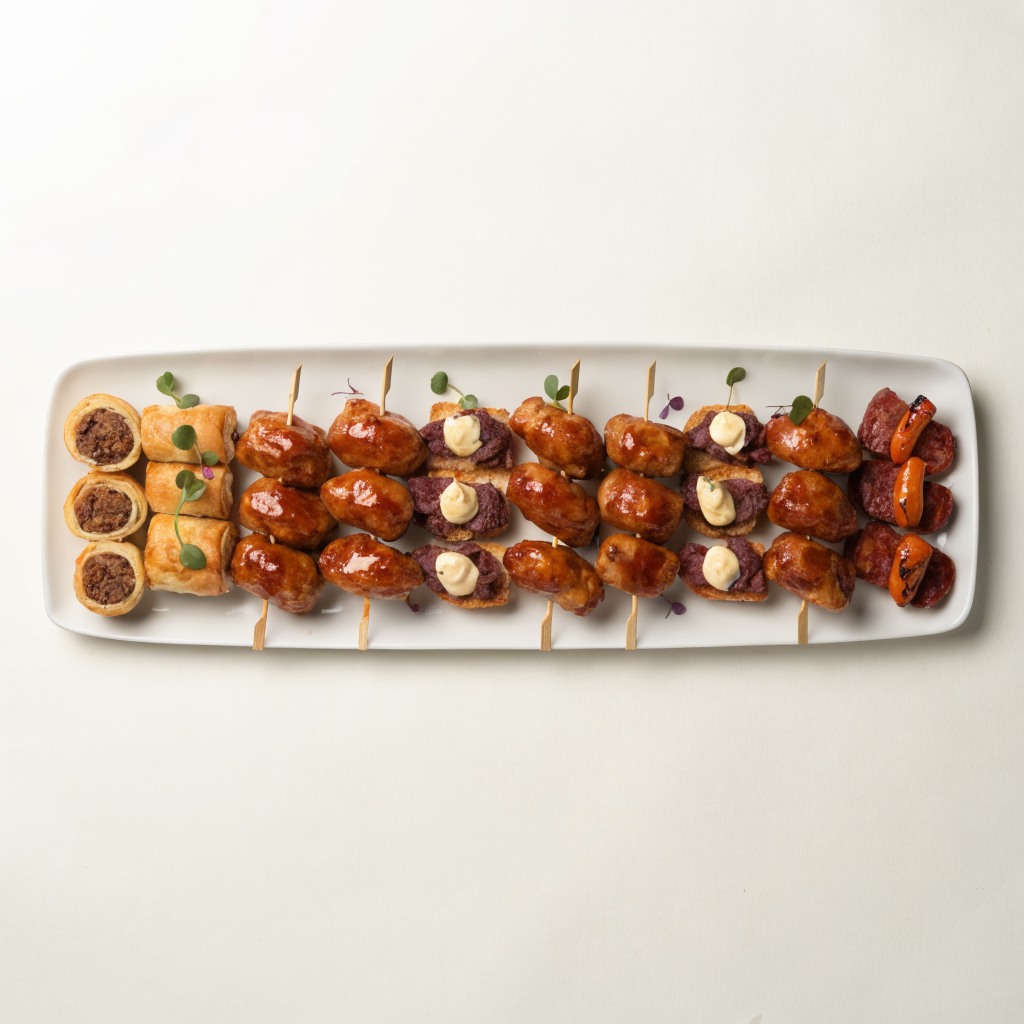 Meat canapes