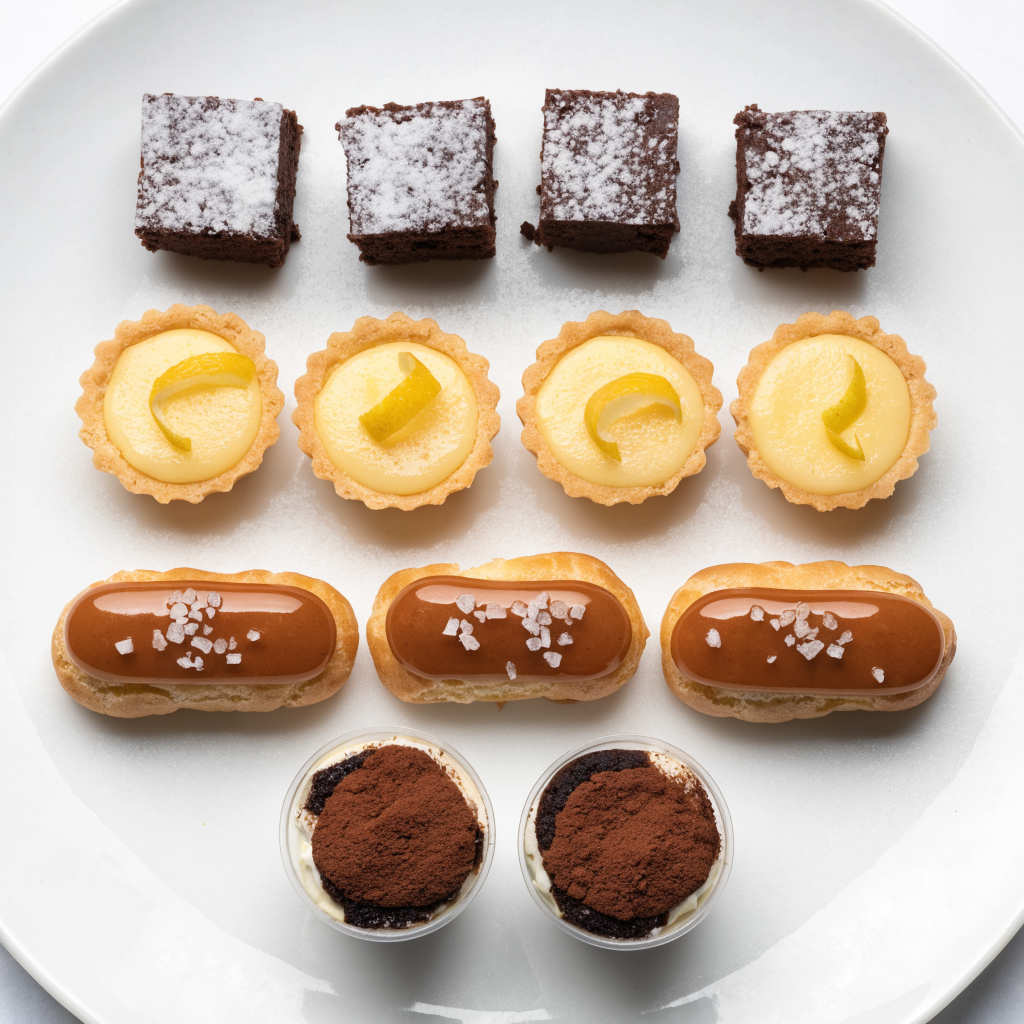 Dessert canapes